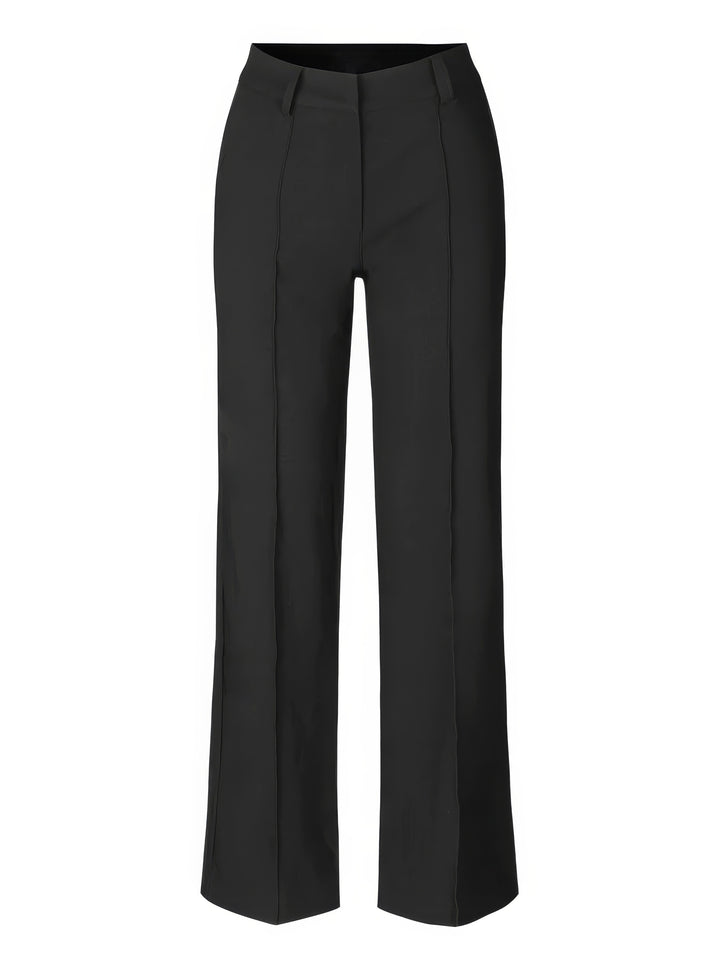 Lena Casual Wide Leg Trousers – Hoch Taillierte Hose mit Weiten Beinen für Vielseitigen Stil