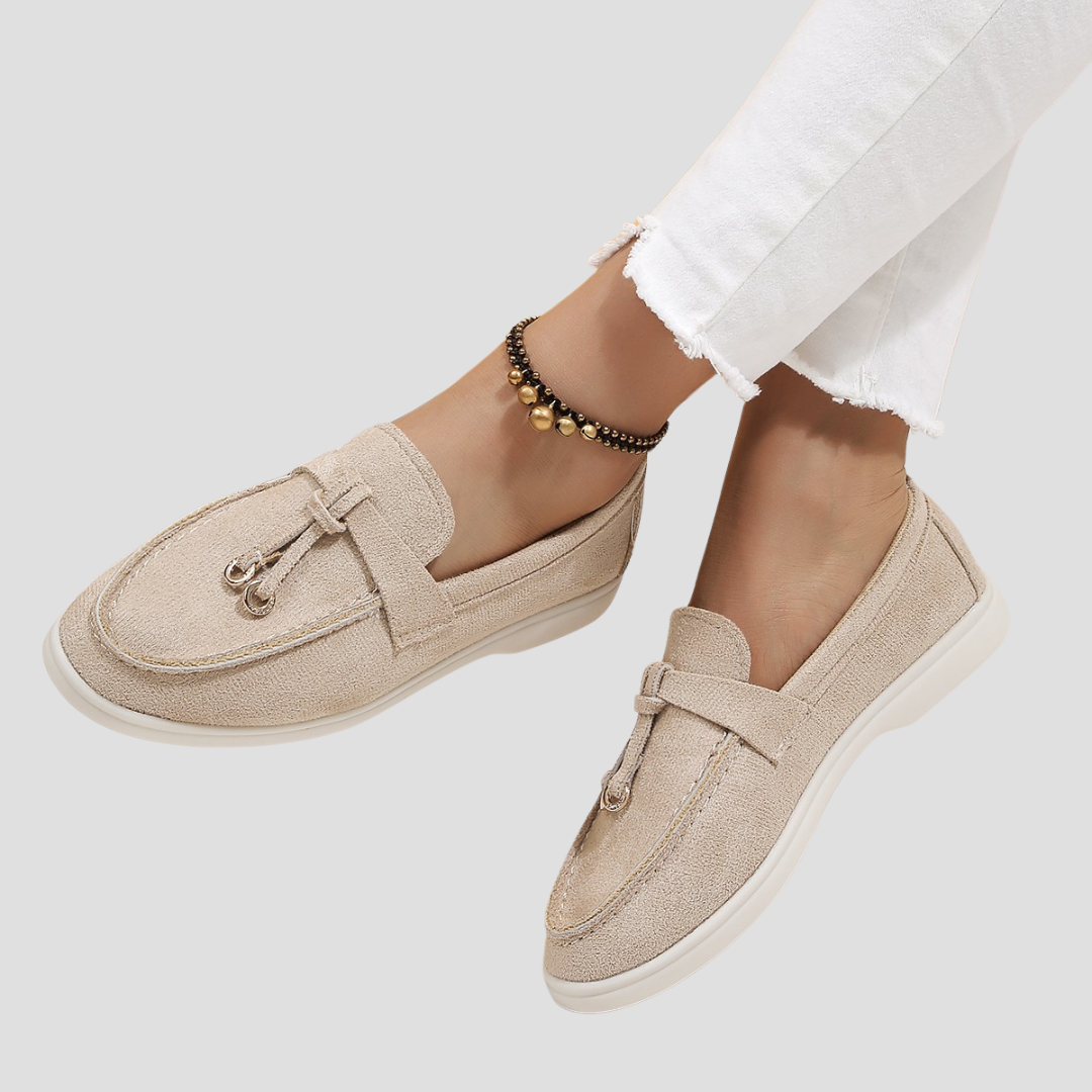 Axelle Damen Wildleder Mokassins | Sanfter Komfort & Zeitlose Eleganz