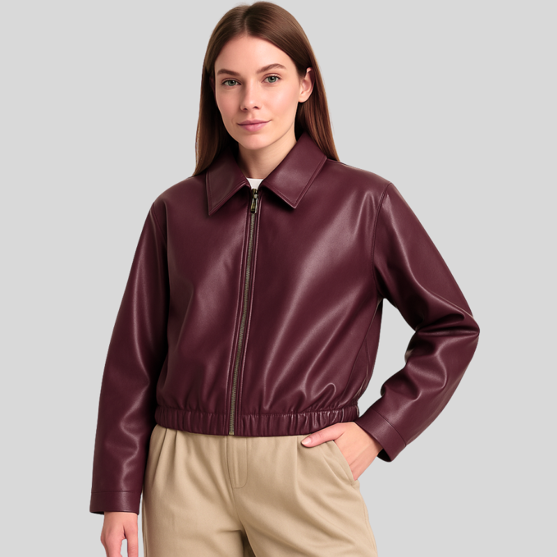 Ikky Damenjacke mit Reißverschluss | Lässiger Schnitt und moderne Eleganz