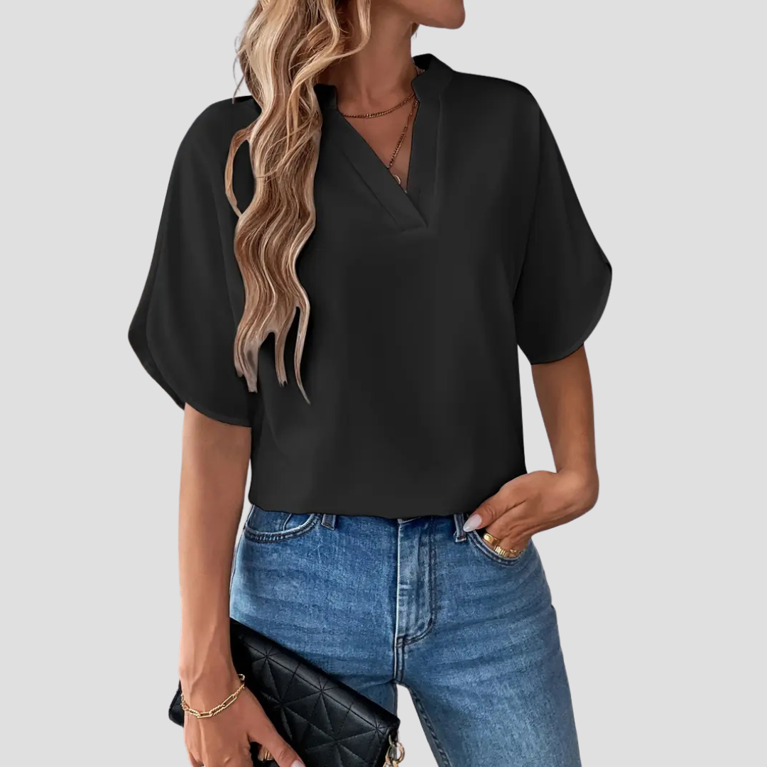 Marie Lässige Bluse für Frauen | Leichter Stoff & Natürlicher Sommerstil