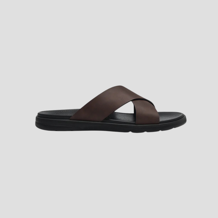 Fidelity Damen Sandalen mit gekreuzten Streifen | Minimalistischer Stil & Komfort