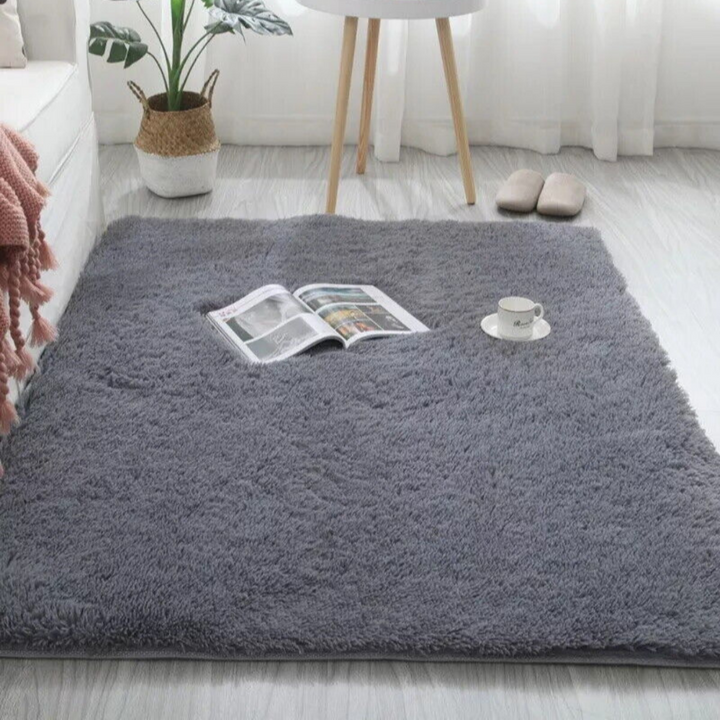 Alfombra grande lavable para sala de estar