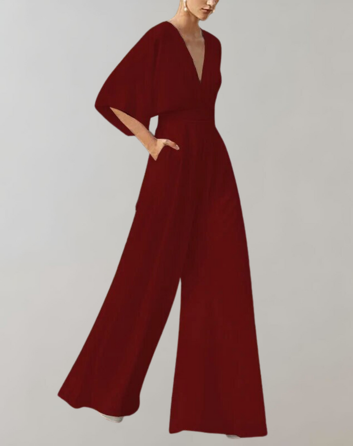 Suzette Eleganter Catsuit mit weiten Beinen | Sophistication & Absolute Comfort
