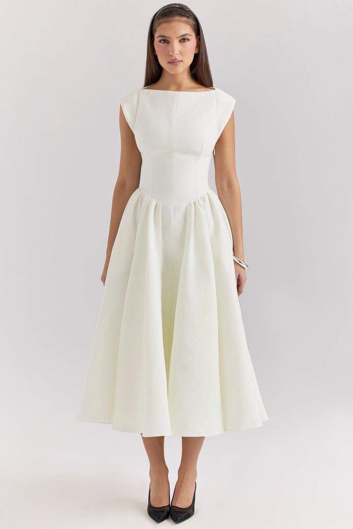 Victoria Elegantes Kleid für Frauen | Zeitloses Design mit schmeichelnder Passform und bequemem Stoff