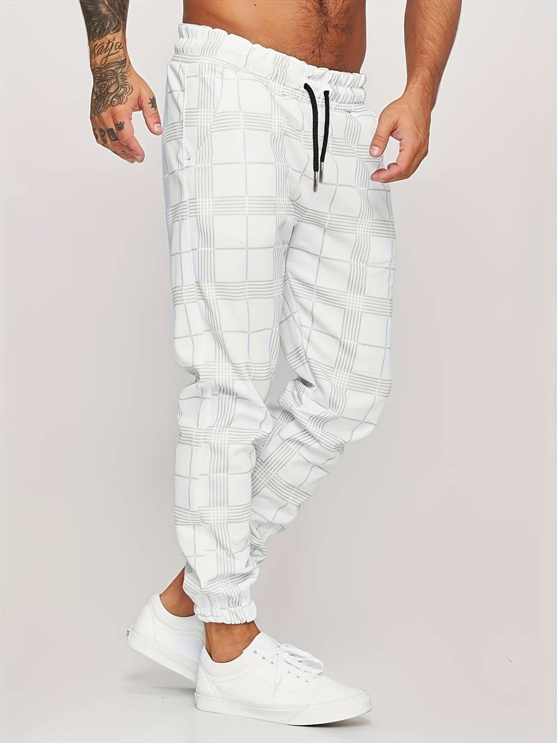 Emman | Herren Jogginghose mit Karomuster - Komfort & Casual Style