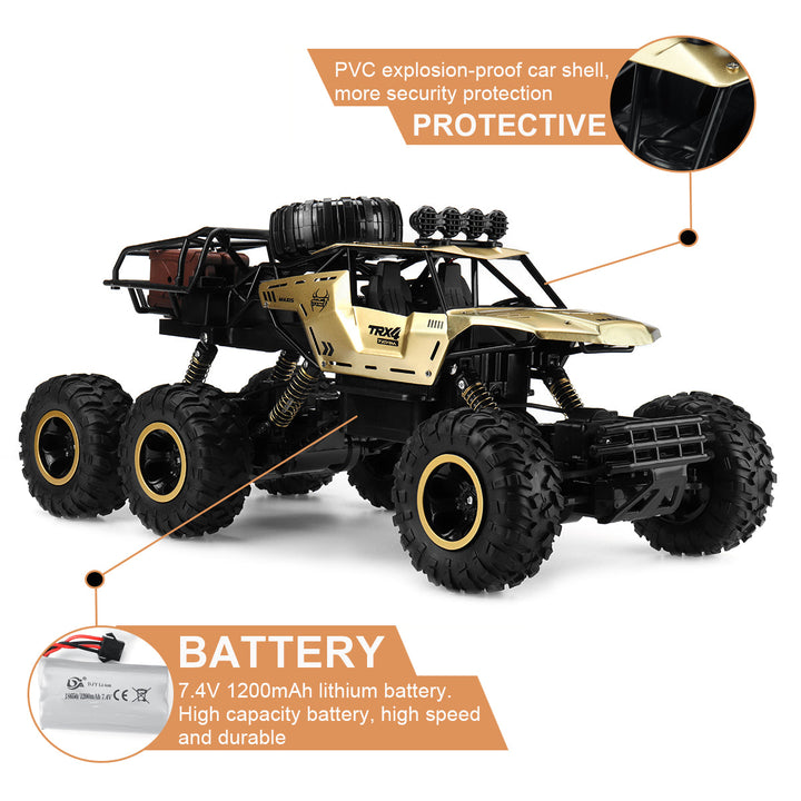 RC TerraX 6-Rad-LKW | Monster Truck 1:12 Offroad mit 52 km/h