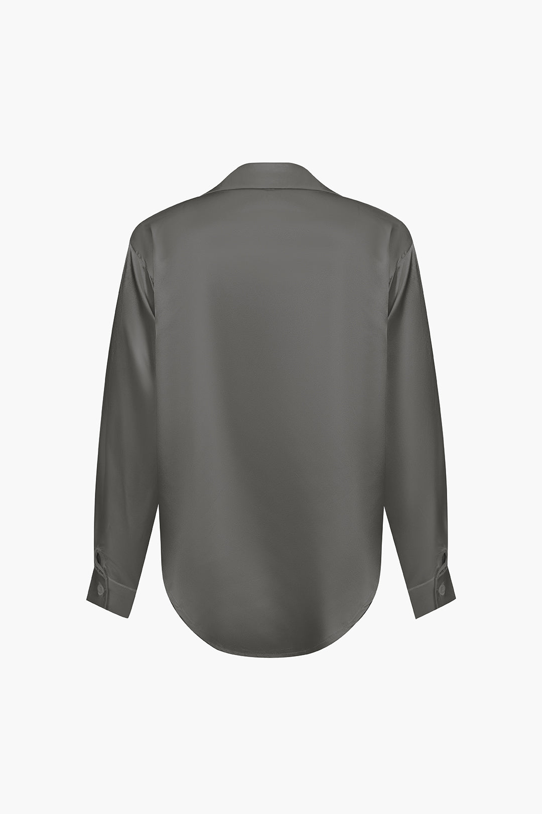 Lillian Satinbluse für Damen | Elegantes Langarmhemd mit lockerer Passform & zeitlosem Design