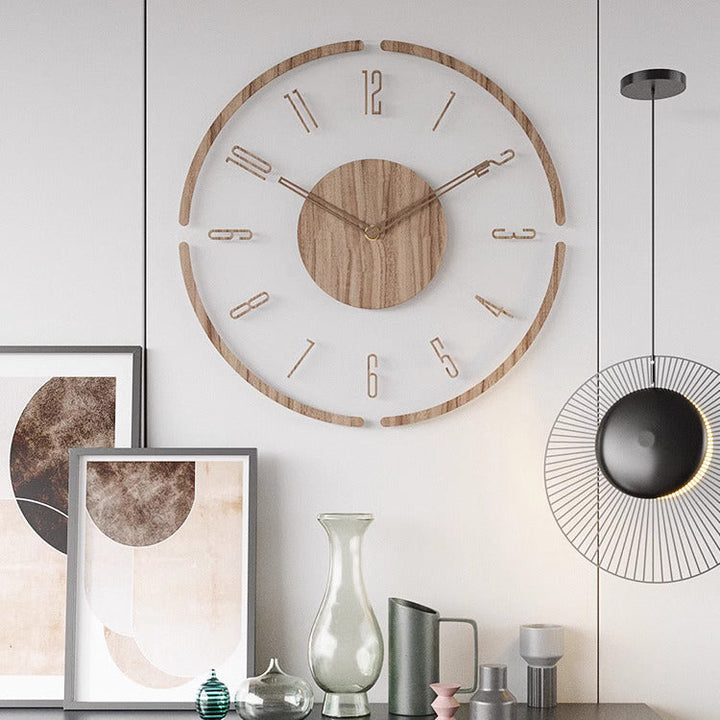 Nordischer Wandnagel | Houten Design & Stil Uurwerk