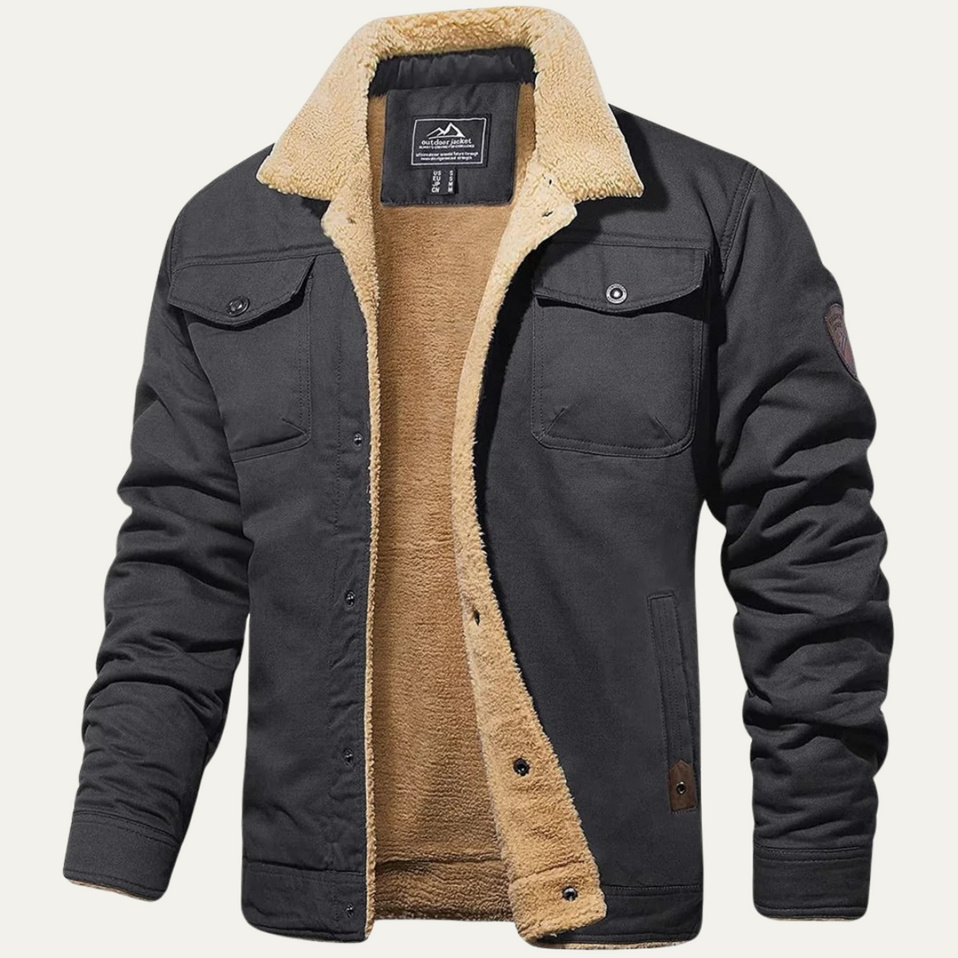Winterjacke Herren York | Warmes Fleece-Futter Strapazierfähiges Äußeres