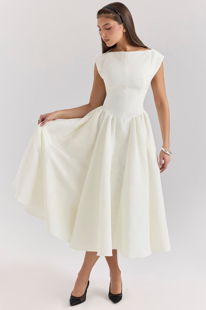 Victoria Elegantes Kleid für Frauen | Zeitloses Design mit schmeichelnder Passform und bequemem Stoff