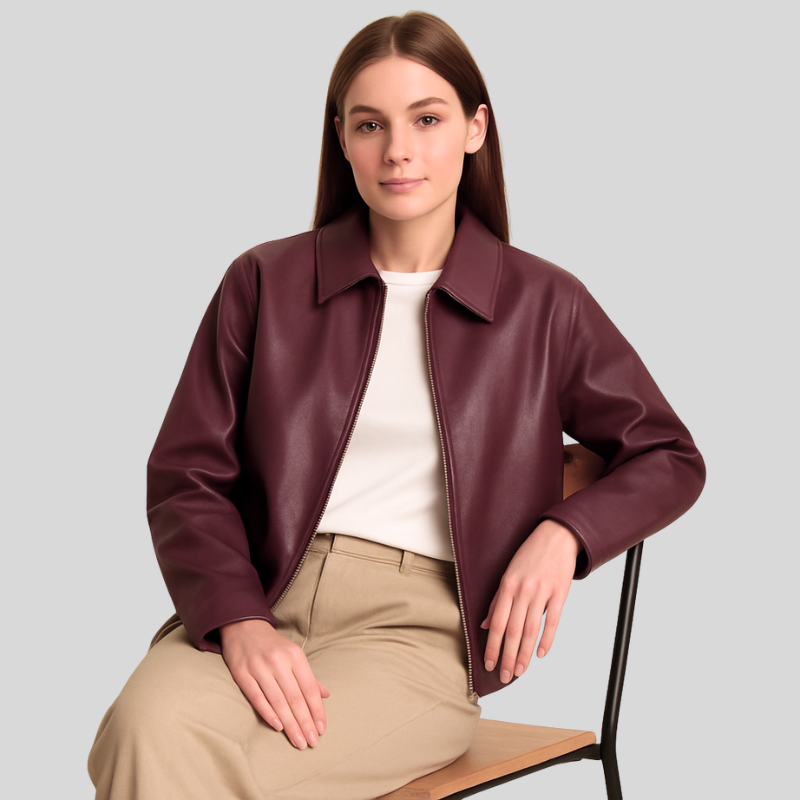 Ikky Damenjacke mit Reißverschluss | Lässiger Schnitt und moderne Eleganz