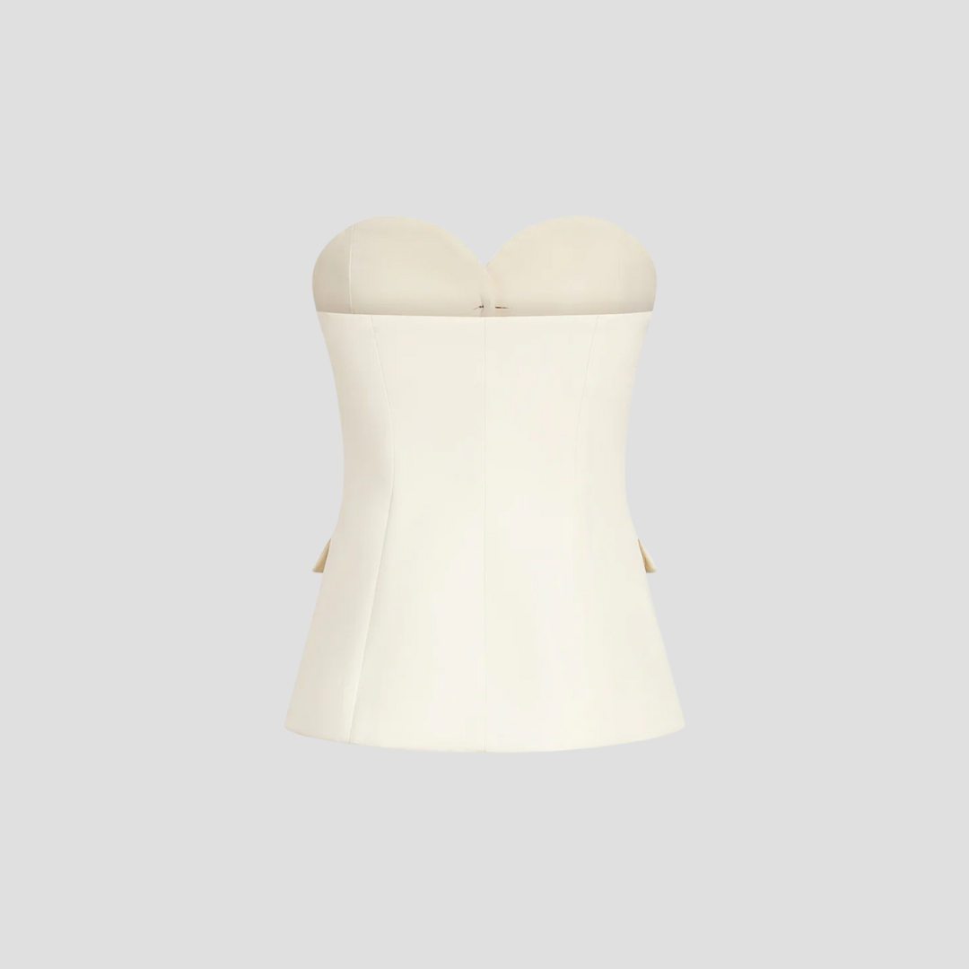 Anemone Zweiteiliges Korsett-Set für Frauen | Strukturierter Schnitt & Minimalistischer Chic