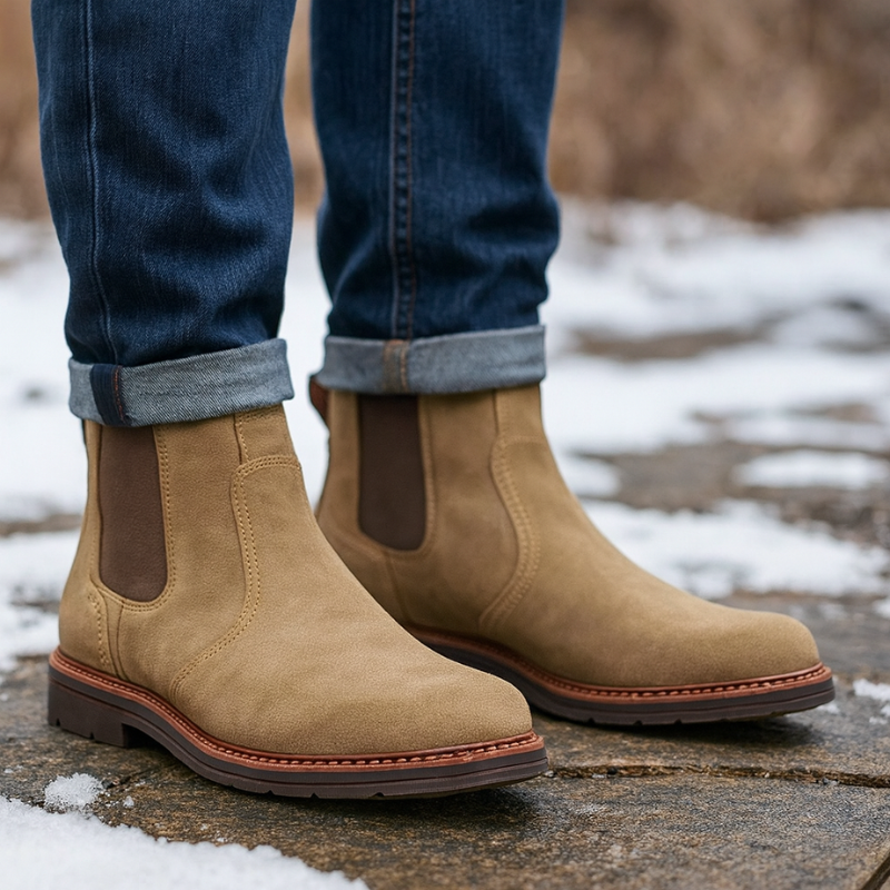 Milton Chelsea Boots für Herren | Wildleder-Eleganz und moderner Komfort