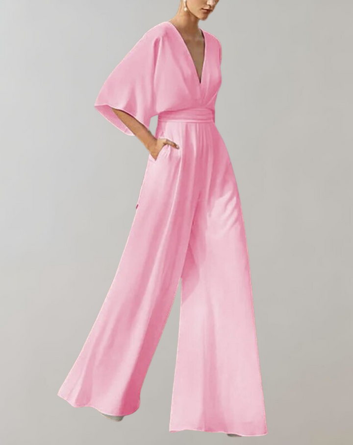 Suzette Eleganter Catsuit mit weiten Beinen | Sophistication & Absolute Comfort