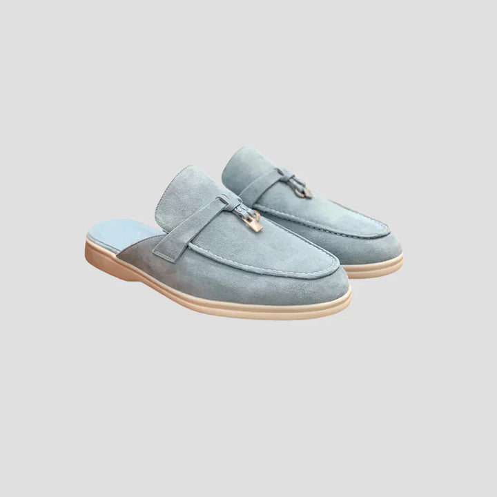 Albertina Damen Pantoletten aus Wildleder | Elegantes Design & Lässiger Chic
