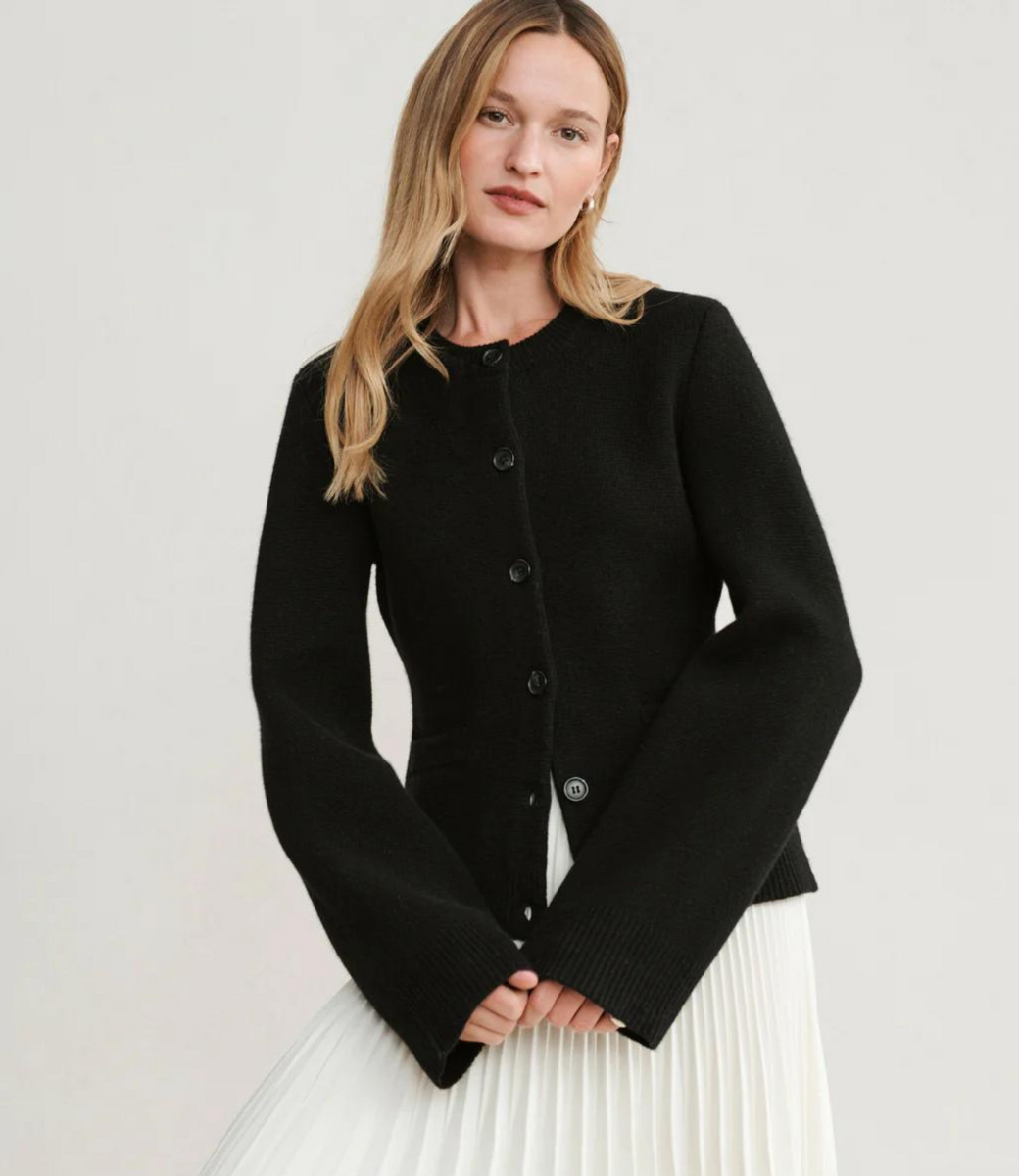 Nina Damen Cardigan mit Elegantem Design | Zeitlos, Bequem & Vielseitig Kombinierbar