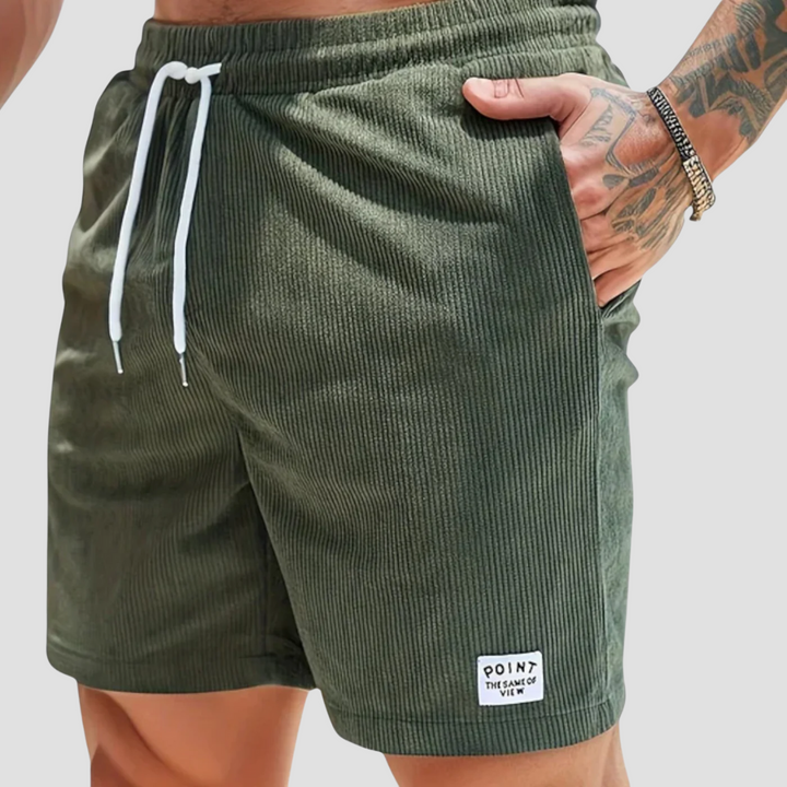 Lubin Herren Shorts aus geripptem Velours | Sommerlicher Komfort & Authentische Textur