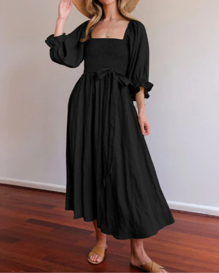 Verführerisches Kleid Damen | Eleganter Schnitt mit Rüschen | Statement-Look für jeden Anlass
