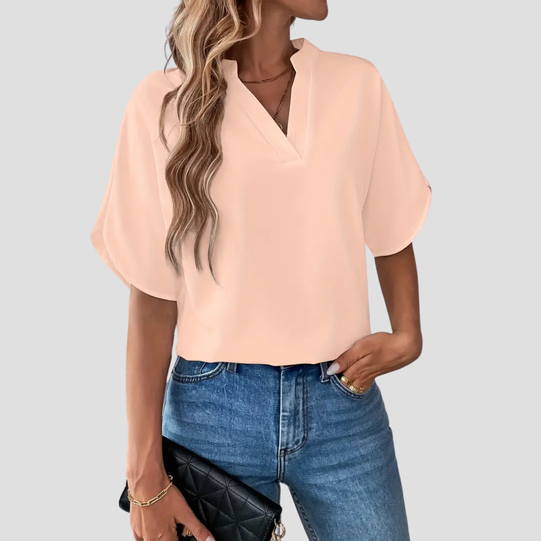 Marie Lässige Bluse für Frauen | Leichter Stoff & Natürlicher Sommerstil