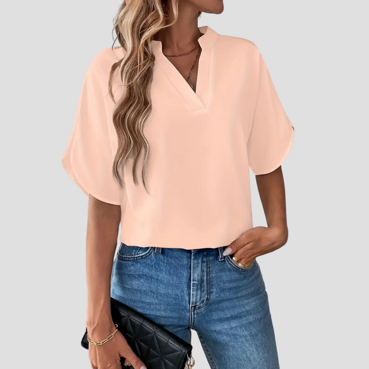 Marie Lässige Bluse für Frauen | Leichter Stoff & Natürlicher Sommerstil