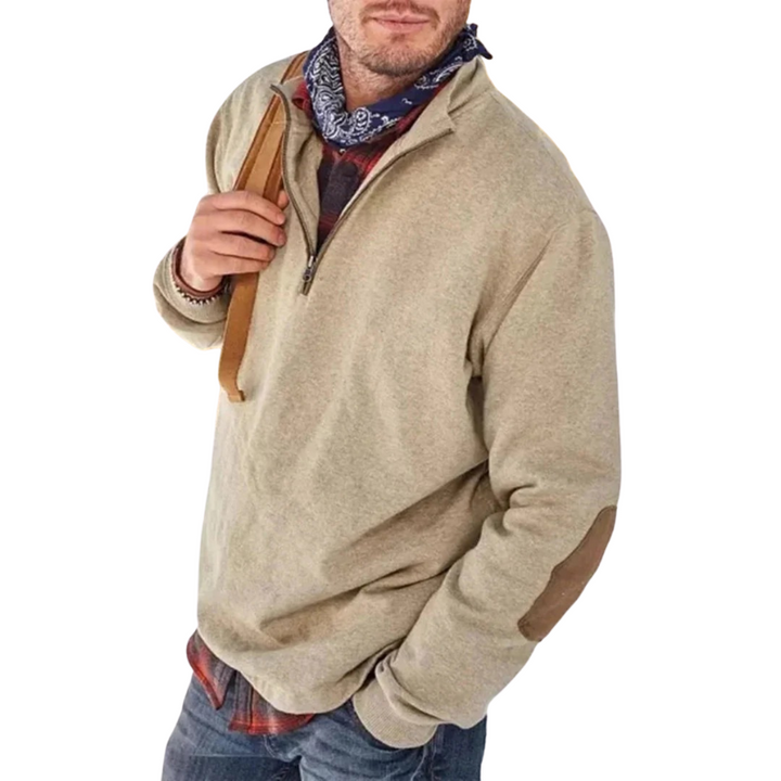 Dylan Semi-Zipper Pullover für Herren | Lässiger Schnitt und elegante Details