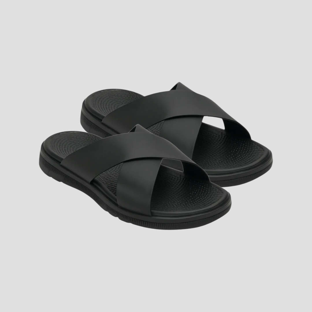 Fidelity Damen Sandalen mit gekreuzten Streifen | Minimalistischer Stil & Komfort