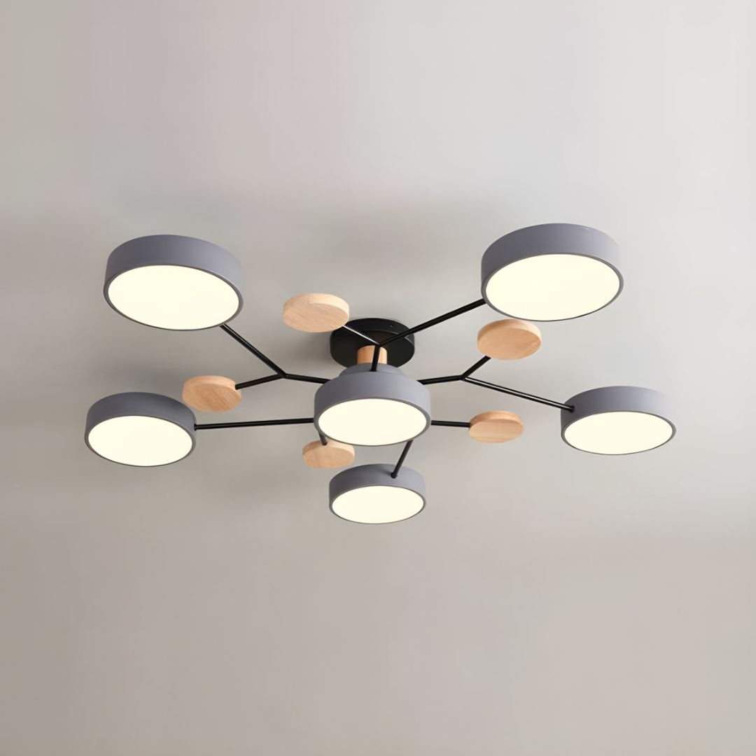 Moderne LED Wohnzimmer Deckenleuchte