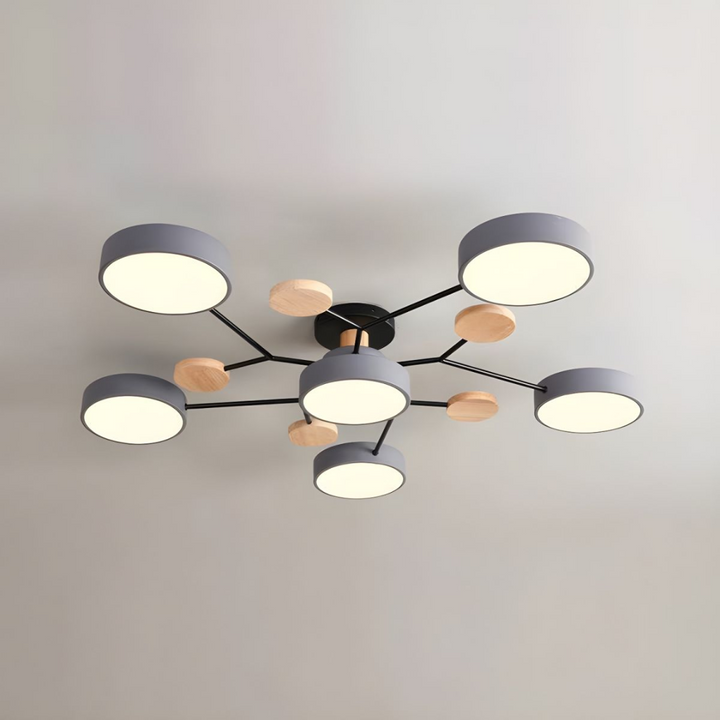 Moderne LED Wohnzimmer Deckenleuchte