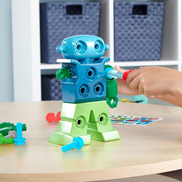 Interaktives Roboterspielzeug für Kinder | Mechanischer Lernroboter mit 15 abnehmbaren Werkzeugen