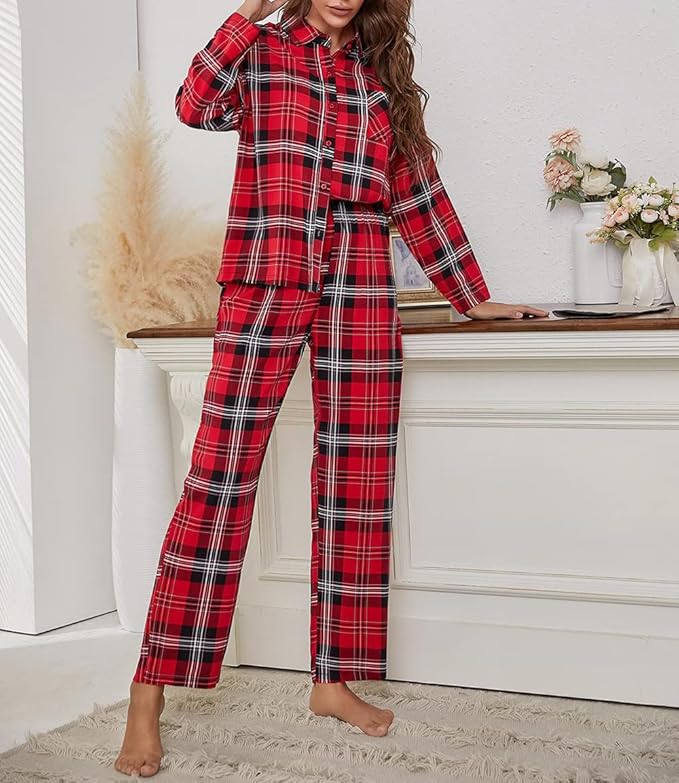 Damen Fleece Jumpsuit mit Kapuze | Weihnachten Loungewear Pyjamas