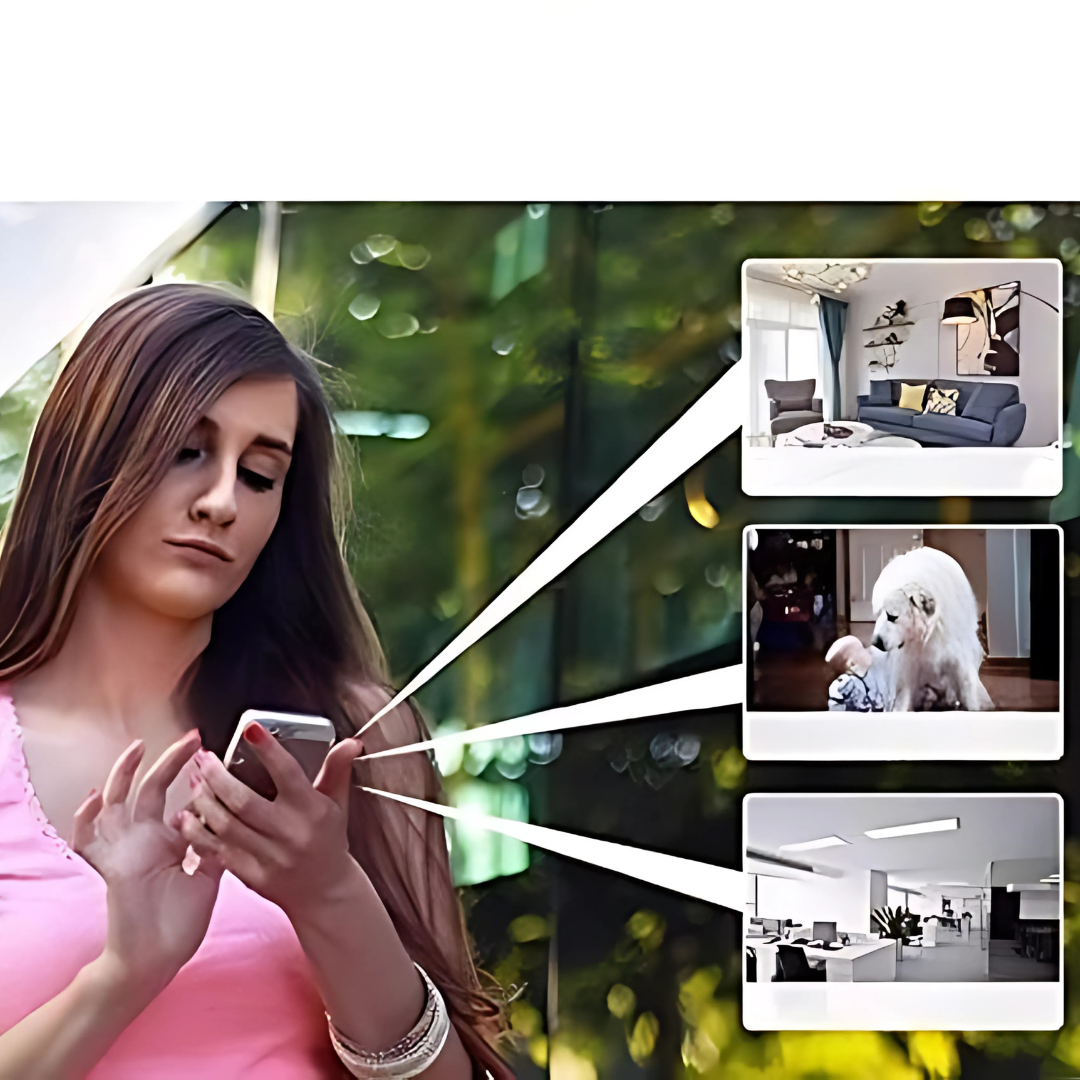Drahtlose HD-Sicherheitskamera | WiFi-Überwachung im Innen- und Außenbereich