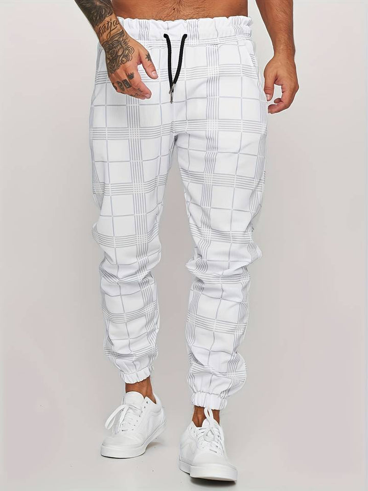 Emman | Herren Jogginghose mit Karomuster - Komfort & Casual Style
