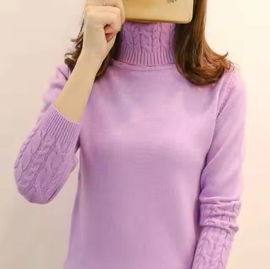 Althea Rollkragenpullover aus Wolle für Frauen | Wärme und zeitlose Eleganz