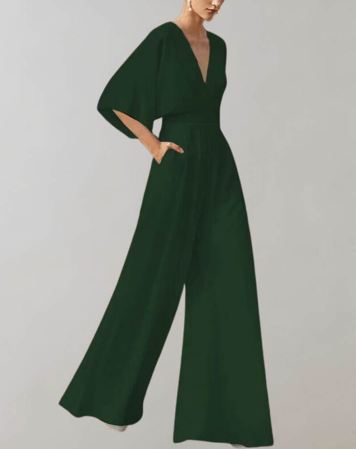 Suzette Eleganter Catsuit mit weiten Beinen | Sophistication & Absolute Comfort