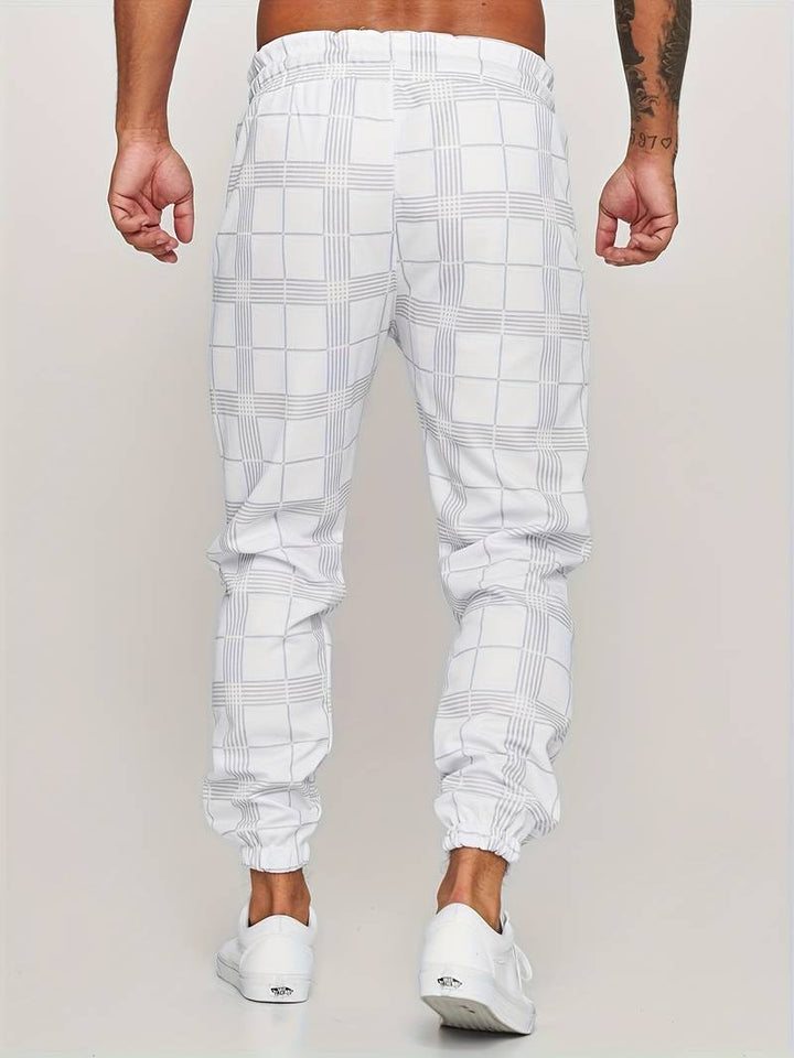 Emman | Herren Jogginghose mit Karomuster - Komfort & Casual Style