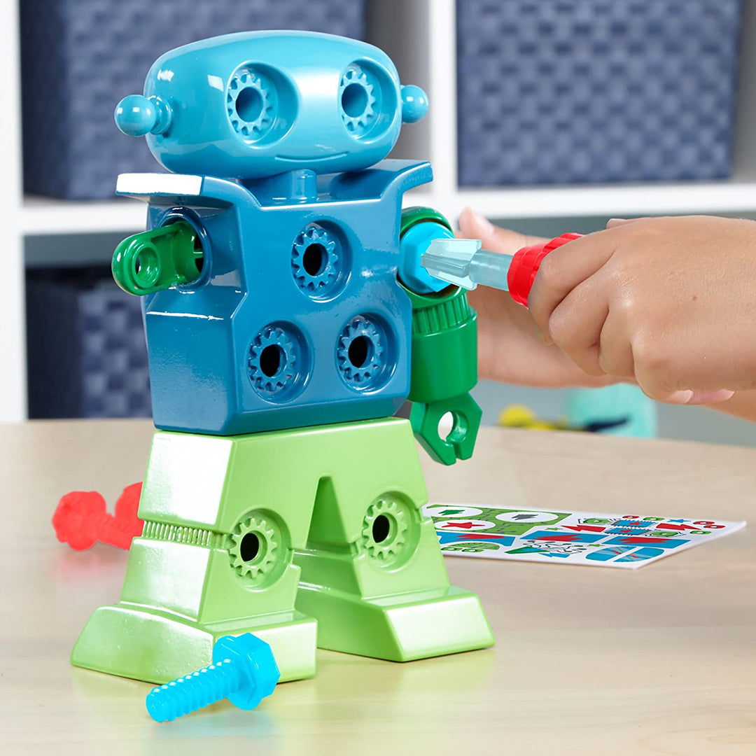 Interaktives Roboterspielzeug für Kinder | Mechanischer Lernroboter mit 15 abnehmbaren Werkzeugen