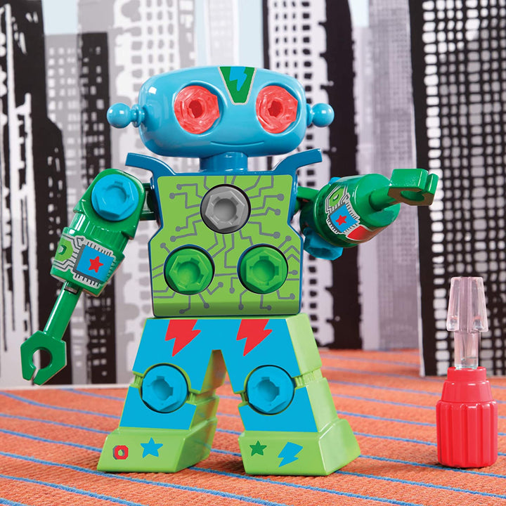 Interaktives Roboterspielzeug für Kinder | Mechanischer Lernroboter mit 15 abnehmbaren Werkzeugen