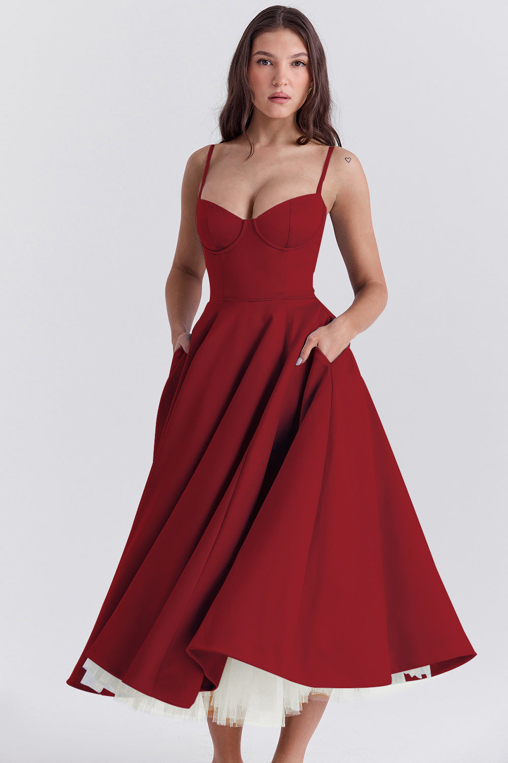 Enchanted Dress Damenkleid | Eleganter Schnitt Weicher Stoff & Romantischer Stil für besondere Anlässe