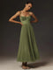 Octavia Elegantes Langes Plisseekleid für Frauen | Sophistication & Zeitloser Charme