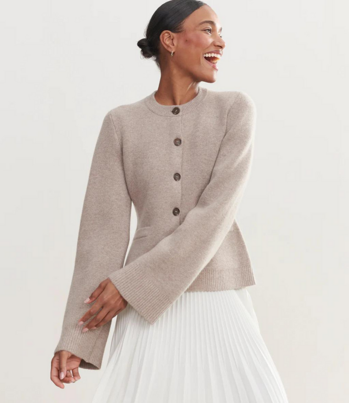 Nina Damen Cardigan mit Elegantem Design | Zeitlos, Bequem & Vielseitig Kombinierbar