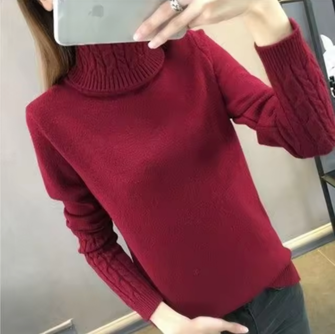 Althea Rollkragenpullover aus Wolle für Frauen | Wärme und zeitlose Eleganz