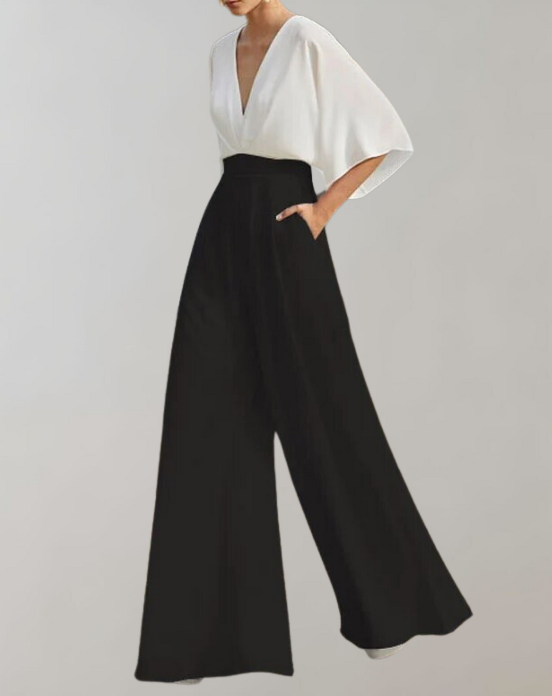 Suzette Eleganter Catsuit mit weiten Beinen | Sophistication & Absolute Comfort