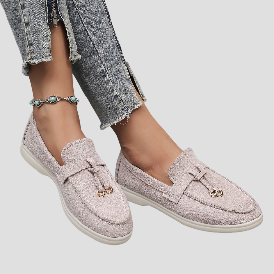 Axelle Damen Wildleder Mokassins | Sanfter Komfort & Zeitlose Eleganz