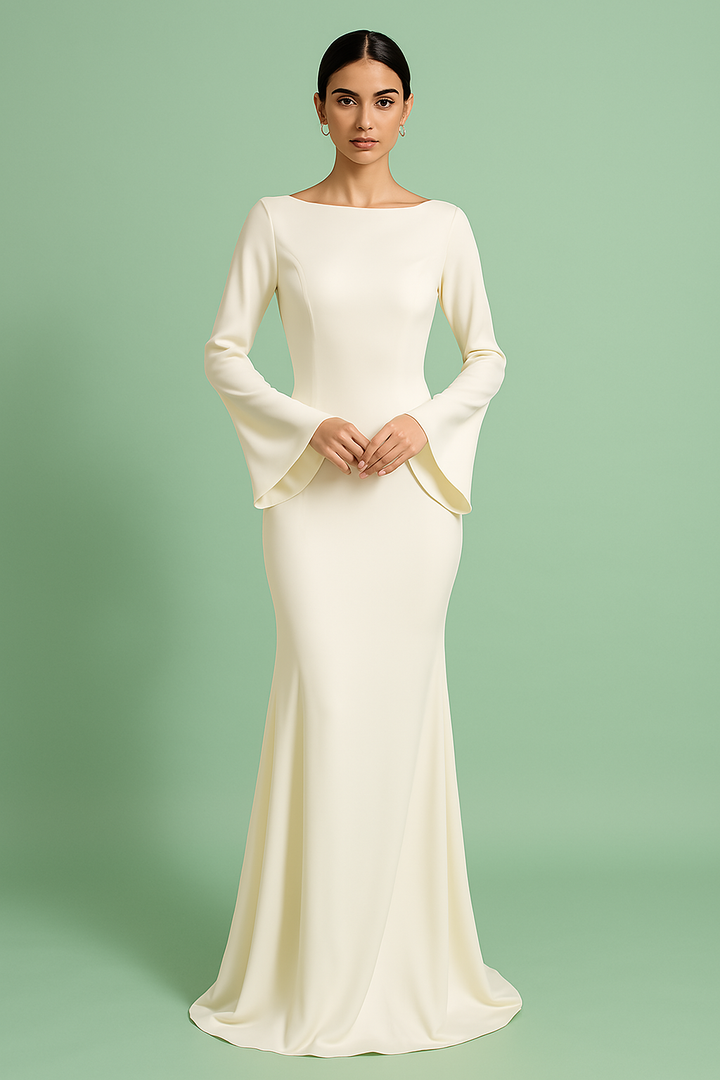 Catalina Maxikleid mit schmaler Passform | Minimalistisch, Elegant & Atmungsaktiv für Abende