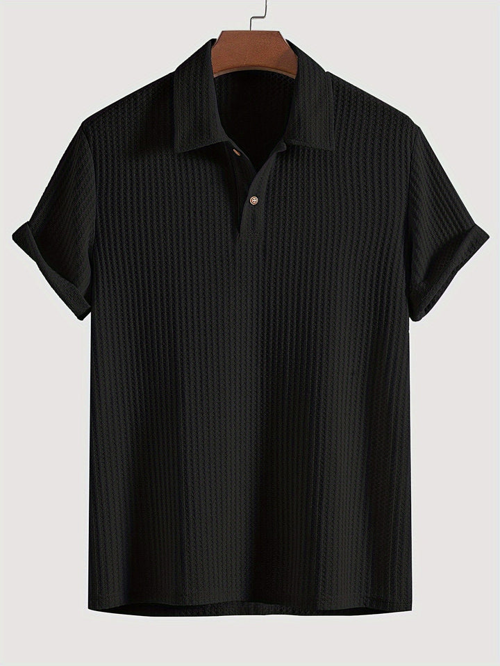 Herren Klassisches Strukturiertes Poloshirt | Bequem & Vielseitig | Smarter Casual-Look