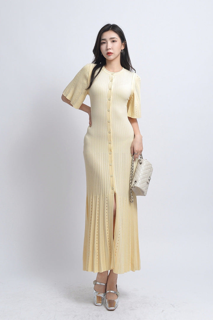 Midikleid mit Knopfleiste | Eleganter Schnitt und bequemer Sitz für Alltag und Party