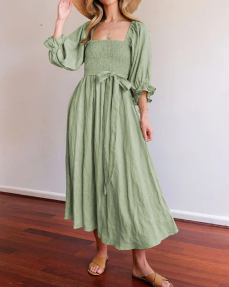 Verführerisches Kleid Damen | Eleganter Schnitt mit Rüschen | Statement-Look für jeden Anlass