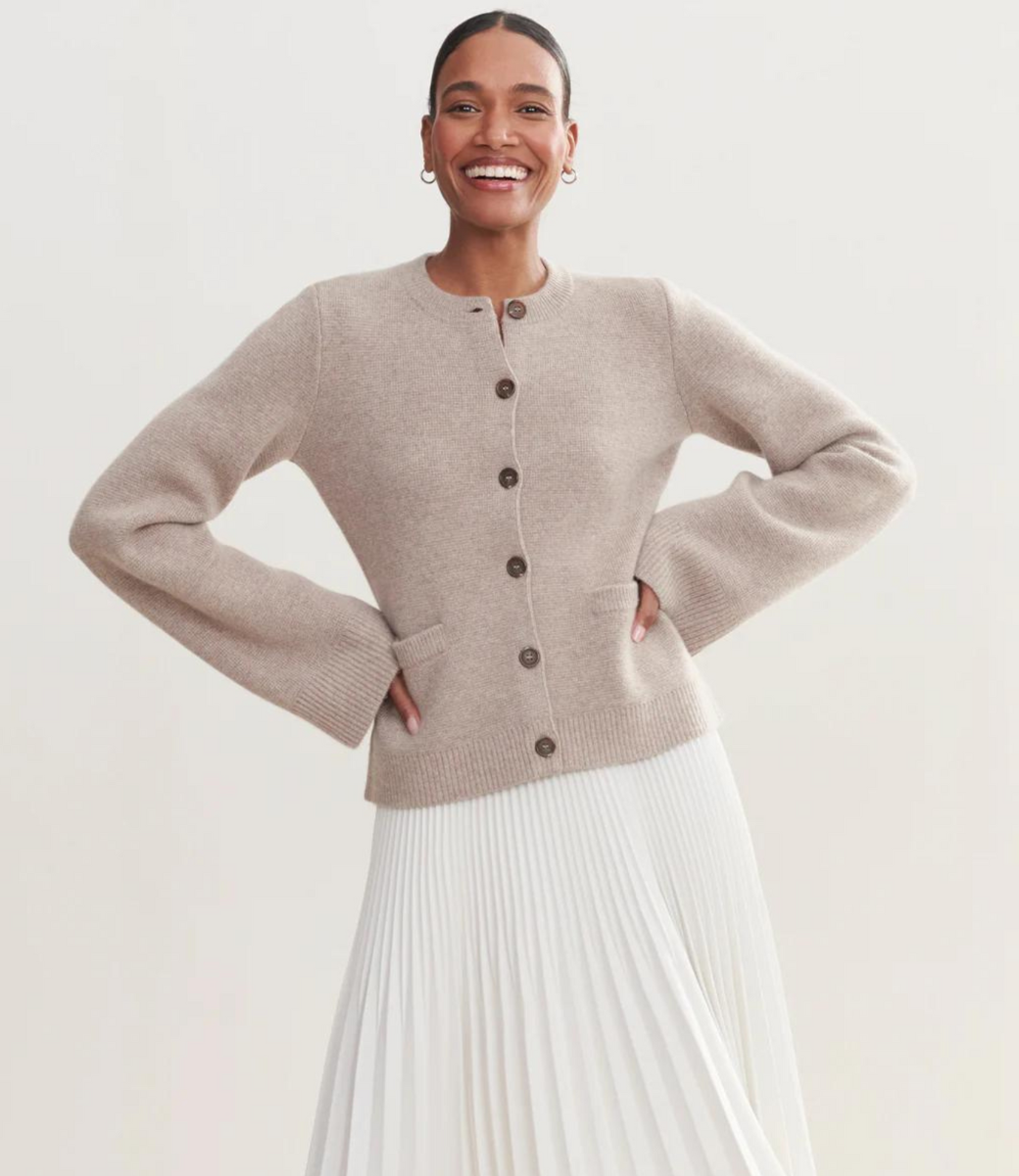 Nina Damen Cardigan mit Elegantem Design | Zeitlos, Bequem & Vielseitig Kombinierbar