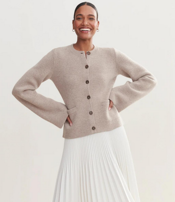 Nina Damen Cardigan mit Elegantem Design | Zeitlos, Bequem & Vielseitig Kombinierbar