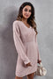 Naira Chic Herbst-Winter-Kleid aus weichem Stoff | Eleganz und Komfort für die kalte Jahreszeit